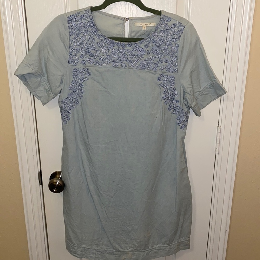 Jean dress with pockets